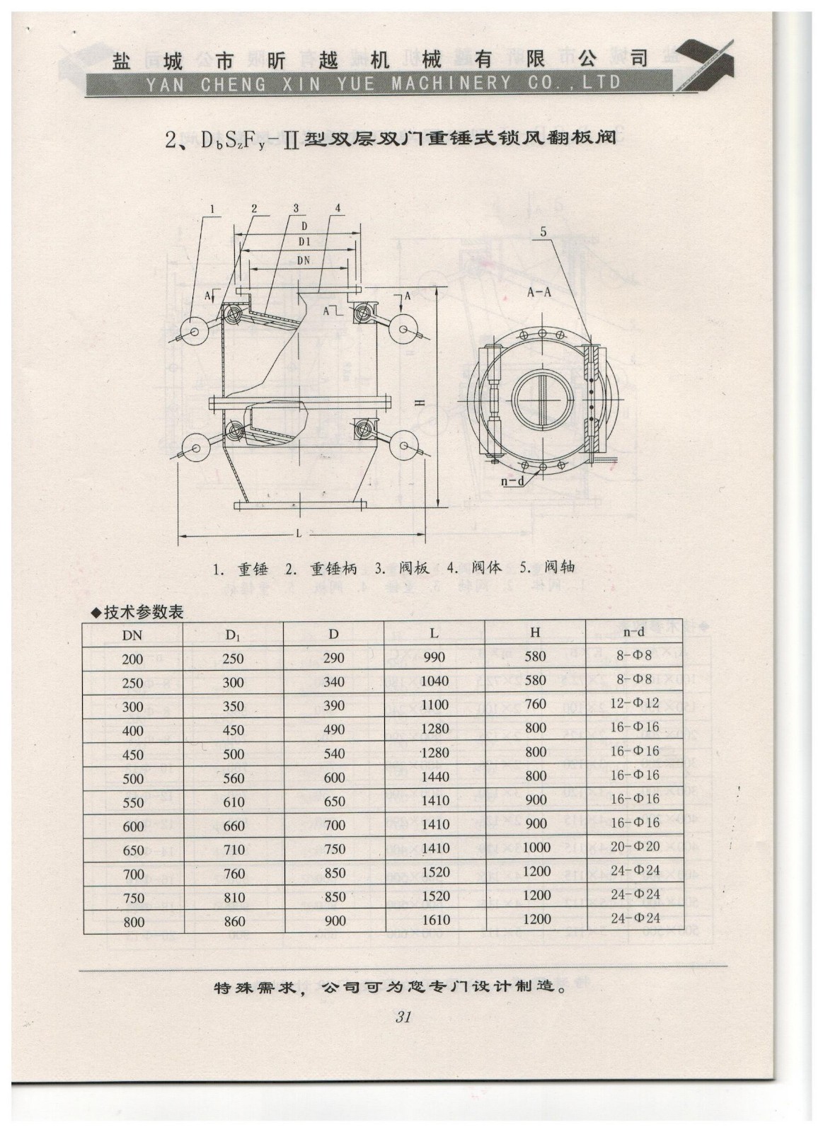 2、DbSzFy-II型双层双门重锤式锁风翻板阀.jpg